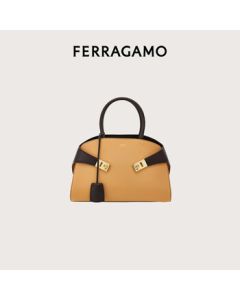 Ferragamo Women's Hug Shoulder Bag 0774650 (Medium) - Gao Yuanyuan Same Style - Gift for Girlfriend