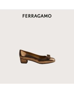 Ferragamo Women's Brown High Heels 0779402_1D _ Size 70/37.5 Gift for Girlfriend