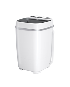 VCJ Mini Washing Machine, Small Semi-Automatic Single Tub for Underwear, Socks, Baby Clothes, Ideal for Dorms and Rentals