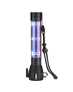 Flame Warrior JSC-02 Safety Hammer - Multi-functional Emergency Escape Tool with Window Breaker, High-Intensity Flashlight, and Alarm for Vehicles