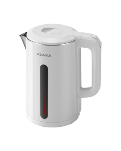 KONKA Electric Kettle, 304 Stainless Steel Double-Layer Anti-Scald, 1.8L Large Capacity, KEK-W1806