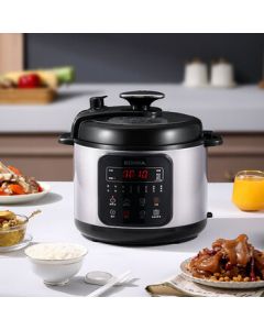 KONKA Home Electric Rice Cooker and Pressure Cooker 5L Large Capacity, Fully Automatic with Smart Scheduling, Multi-Functional KYLG-5005-M (Upgraded Version)
