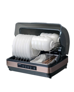 KONKA Disinfection Cabinet, Household Dish Cabinet, Small Desktop UV Sterilizer with Drying Function, No Need for Drying Rack, Large Capacity Kitchen Cabinet for Disinfecting Bowls, Chopsticks, and Utensils KBJG-32T02