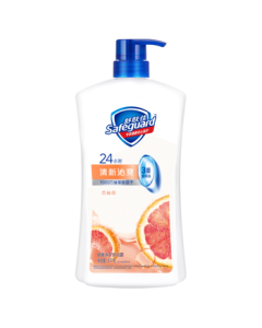 Safeguard Healthy & Refreshing Body Wash, Grapefruit Scent 1kg, Moisturizing & Hydrating, Unisex, Random Old/New Packaging