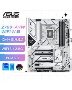 ASUS Z790-AYW WIFI W II Motherboard Supports DDR5 CPU 13900K/13700K/14700K (Intel Z790/LGA 1700)
