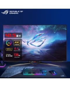 ASUS ROG PG42UQ 41.5-inch 4K 120Hz Gaming OLED Monitor, Overclocked 138Hz, HDR10, 0.1ms Response, G-SYNC, HDMI 2.1