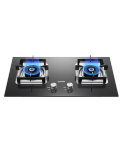 SUPOR Gas Stove Dual Burner [Home Appliance] 5.0KW High Heat Efficiency Class 1 Built-in/Tempered Glass Full Air Intake Liquefied Petroleum Gas Q5
