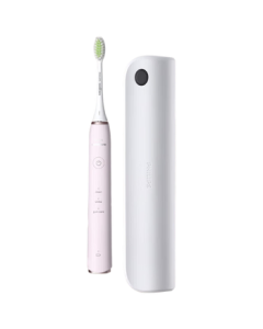 Philips (PHILIPS) Electric Toothbrush - Rechargeable Sonic Vibration Toothbrush with 3 Smart Cleaning Modes, Whitening & Antibacterial, Includes UV Sanitizing Travel Case - HX2461/04 Light Pink