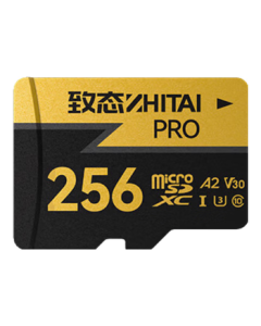 ZhiTai (ZhiTai) Yangtze Memory 256GB TF (MicroSD) Memory Card U3 V30 A2 PRO Professional High-Speed Storage Card 170MB/s Read Speed for Drones and Action Cameras