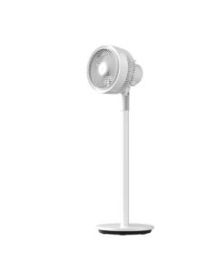 JingDong JingZao 3D Oscillating Air Circulator Fan, Household Floor Standing Electric Fan, Quiet Operation with Strong Wind Power, Wide-Angle Airflow, Adjustable Height, Energy-Saving and Power-Efficient, Huhu