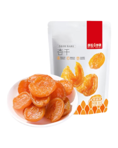 Xueji Roasted Nuts Red Apricot Dried Fruit, Pitted Sweet and Sour Apricot Preserves, Snack for Leisure and Office, 88g*1 Bag