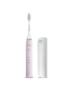 PHILIPS Sonic Electric Toothbrush with Long Battery Life, Couples Toothbrush with UV Sanitizing Case, HX2461/04 Rose Pink