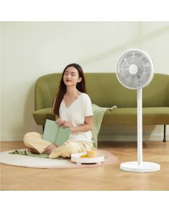Bear (Bear) Dual-Use Table/Floor Fan, Household Fan, Energy-Saving, Low-Noise, Long-Distance Airflow, Floor Fan, Low-Noise Desktop Table Fan with Detachable Washable Design DFS-D47C1
