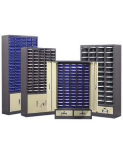 Qiaofang Drawer-Type Tool Cabinet with 30 Compartments, Large Blue for Workshop Use