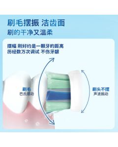 Philips (PHILIPS) Sonicare DiamondClean 3 Series Electric Toothbrush for Adults, Couple Set, Birthday Gift for Boyfriend/Girlfriend, HX5181/02 Nebula Blue