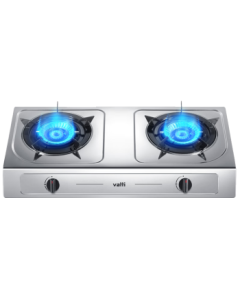 VATTI Gas Stove, 4.2kW High-Power Household Tabletop Double Burner Gas Stove with Stainless Steel and Flame Failure Protection, Model i10013T [LPG Version]