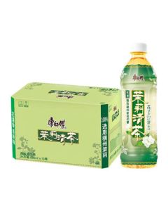 Master Kong Jasmine Green Tea Refreshing Jasmine Tea Drink, Bulk Pack 500ml*15 Bottles