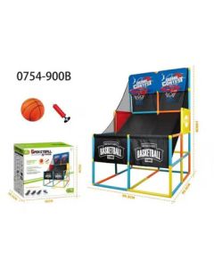 Baizien 0754-900B Dual Version Shooting-8 Ball Basketball Hoop Training Shooting Sports Basketball Machine E58