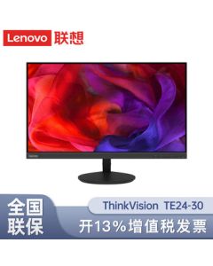 Lenovo ThinkVision 23.8-inch Full HD IPS Monitor for Home and Office Use, Computer Display Screen TE24-30 (HDMI+VGA Ports)
