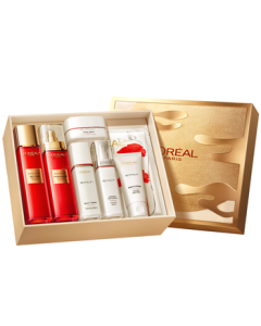 L'Oréal Revitalift Anti-Aging Skincare Gift Set for Mid-Autumn Festival, Hydrating & Moisturizing Skincare & Cosmetics Birthday Gift