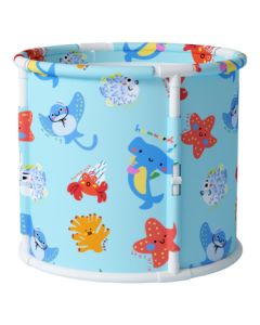 taoqibaby Foldable Baby Bathtub, Infant Swimming Pool for Home Use, Extra Large Sit & Lie Baby Bath Tub