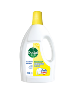 Dettol Laundry Disinfectant Liquid Lemon 1.5L, Child-Friendly Fabric Sanitizer Kills Bacteria & Dust Mites, Compatible with Detergent