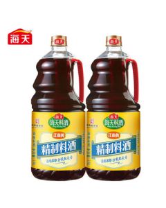 Haitian Premium Cooking Wine 1.9L*2 Bottles, Household Flavor Enhancer for Stir-Frying, Freshness Booster, Cooking Deodorizer, Commercial Seasoning Wine