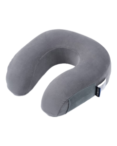 Samsonite Travel Accessories Multi-functional U-shaped Neck Pillow, Lightweight and Portable, Soft and Skin-friendly, Gray Woven Strap Neck Pillow