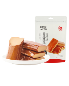 Laiyifen Braised Egg Tofu 162g - Marinated Flavor, Egg Tofu Snack, Vegetarian, Tender, Ready-to-Eat