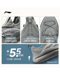 Li-Ning Cloud Wave PRIMALOFT丨Men's Casual Shoes 2025 Trendy Classic Versatile Sneakers AGLV265