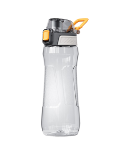 JEKO&JEKO Sports Water Bottle Summer Large Capacity Plastic Cup Tritan Water Bottle for Men Students 750mL Transparent Gray