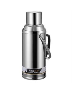 AMPEREX Thermos Stainless Steel Vacuum Flask Large Capacity Hot Water Bottle for Home Use, 8 lbs + Flat Lid, 3.2L / pc