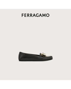 Ferragamo Women's Black Driving Shoes 0779687_1D _ 75 Gift for Girlfriend