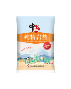 Zhongyan Rock Salt 400g [Non-Iodized Well Salt] Household Fine Salt for Cooking, Seasoning - Produced by Zhongyan