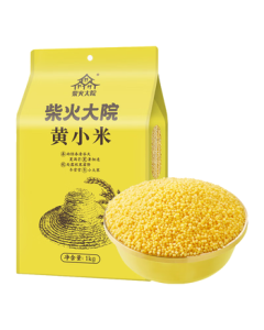 Chaihuo Courtyard Yellow Millet 1kg Breakfast Millet Porridge Small Yellow Millet Whole Grains Coarse Grain Porridge Rice 2.2 lbs