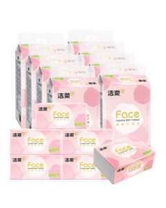 Jierou PR273-03A Facial Tissue 3-Ply 120 Sheets * 3 Packs/Bundle * 10 Bundles/Carton (Unit: Carton)