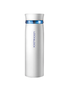 LOCK&LOCK Rotating Lid Lightweight Insulated Cup Tea Water Bottle LHC4131IVY 450ml