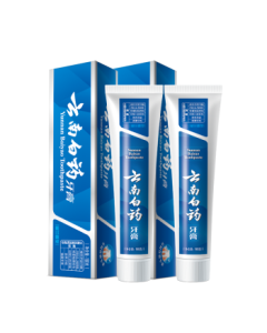 Yunnan Baiyao Classic Series Toothpaste Set - Freshens Breath, Cares for Gums, Improves Gum Issues - Classic Spearmint Flavor 180g*2