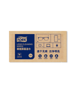 Tork Screen Cleaning Wipes, 50 Count – For Glasses, Phones, Computers, Tablets & Watch Screens – Fast-Drying & Streak-Free