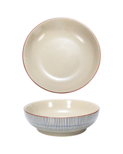 Maxcook Ceramic Bowl Japanese Style Bowl for Sauerkraut Fish, Large Soup Bowl, Boiled Fish and Spicy Blood Stew Bowl, 10-inch MCTC0131