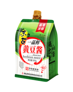 Donggu Premium Fresh Soybean Paste 500g Squeeze Pack, Fermented Bean Paste, Northeast Soybean Paste, Rice Mixing Sauce, Noodle Mixing Sauce