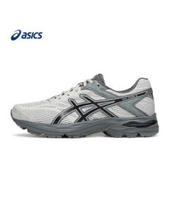 ASICS Men's GEL-FLUX 4 Grey/Black 42.5 High-Rebound Durable Breathable Running Shoes
