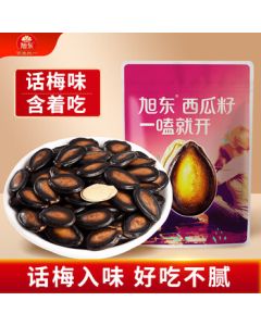 Xudong Premium Handpicked Plum-Flavored Watermelon Seeds, 500g Individually Packed Black Melon Seeds, Nutty Snack, Holiday Treat