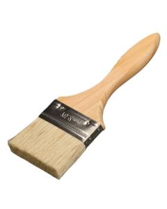 Lan Shi WYQ0744 Paint Brush - Thickened Wooden Handle Natural Bristle Brush for Cleaning, Dusting, and Sweeping, 3 Inch