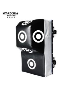 Dracula Punching Wall Target Hanging Stand for Boxing, Kickboxing, and Muay Thai - Adjustable Multi-functional Training Equipment for Home Use (Large, Black & White)