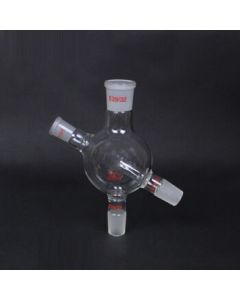 JOMOKING Glass Four-Neck Flask/Four-Neck Ball for RE-52AA Rotary Evaporator - Single/Price 250ML Round Ball (Compatible)