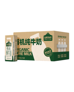 Own A Cow Organic Pure Milk 200ml*16 Boxes Bulk Pack, Organic Certified, Mid-Autumn Festival Gift Box, JD Self-Operated