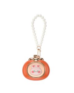 Pretty Beauty Double Persimmon Hand Warmer USB Rechargeable Portable Hand Warmer Winter Cute Keychain Orange Style A