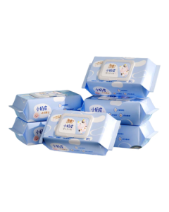 Jierou Baby Wipes, Ultra-Soft Skin-Friendly 80 Sheets * 6 Packs, Hand & Mouth Cleaning Wipes for Children, Large Pack for Home Use