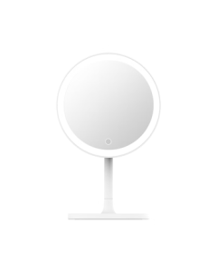 DOCO LAB Mirror with Lights, Smart Vanity Makeup Mirror for Bedroom and Dorm, LED Desktop Vanity Mirror with HD Lighting for Makeup Application, Birthday Gift for Girlfriend or Wife